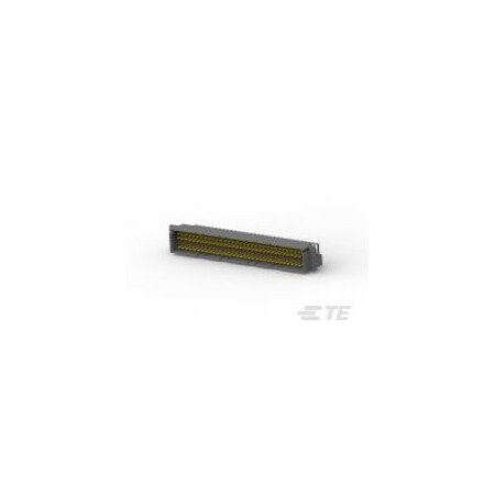 Te Connectivity Board Euro Connector, 128 Contact(S), 4 Row(S), Male, Right Angle, 0.1 Inch Pitch, Solder Terminal,  106739-4